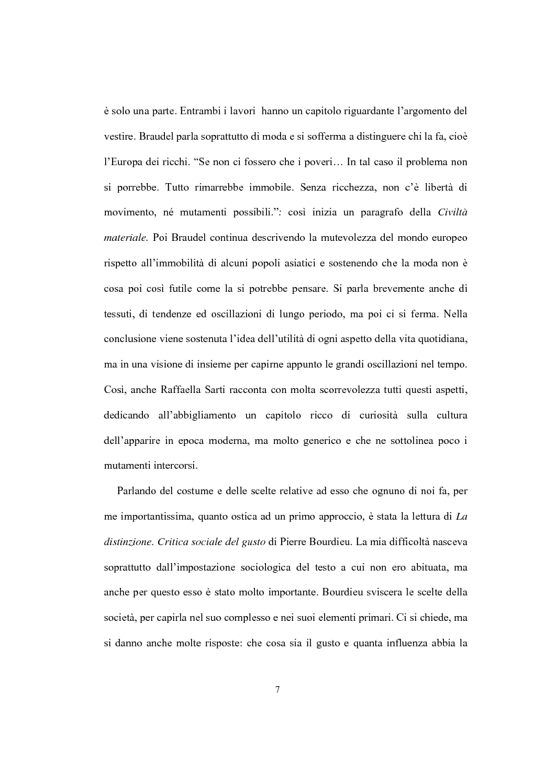 Anteprima della tesi: Mi vesto alla moda. Abbigliamento femminile a Torino tra Antico regime e restaurazione., Pagina 3