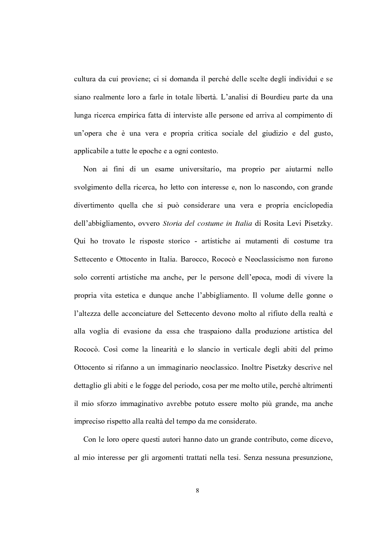 Anteprima della tesi: Mi vesto alla moda. Abbigliamento femminile a Torino tra Antico regime e restaurazione., Pagina 4