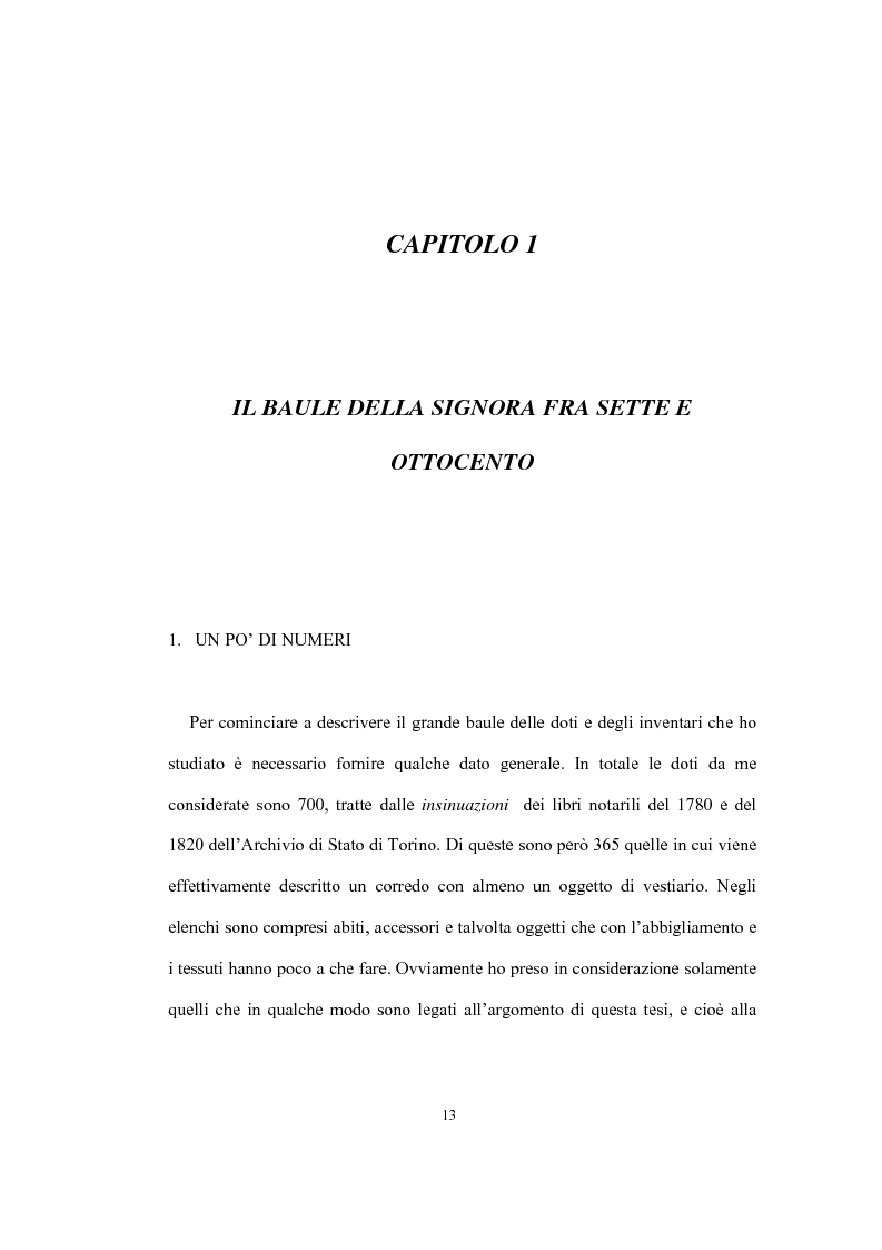 Anteprima della tesi: Mi vesto alla moda. Abbigliamento femminile a Torino tra Antico regime e restaurazione., Pagina 9