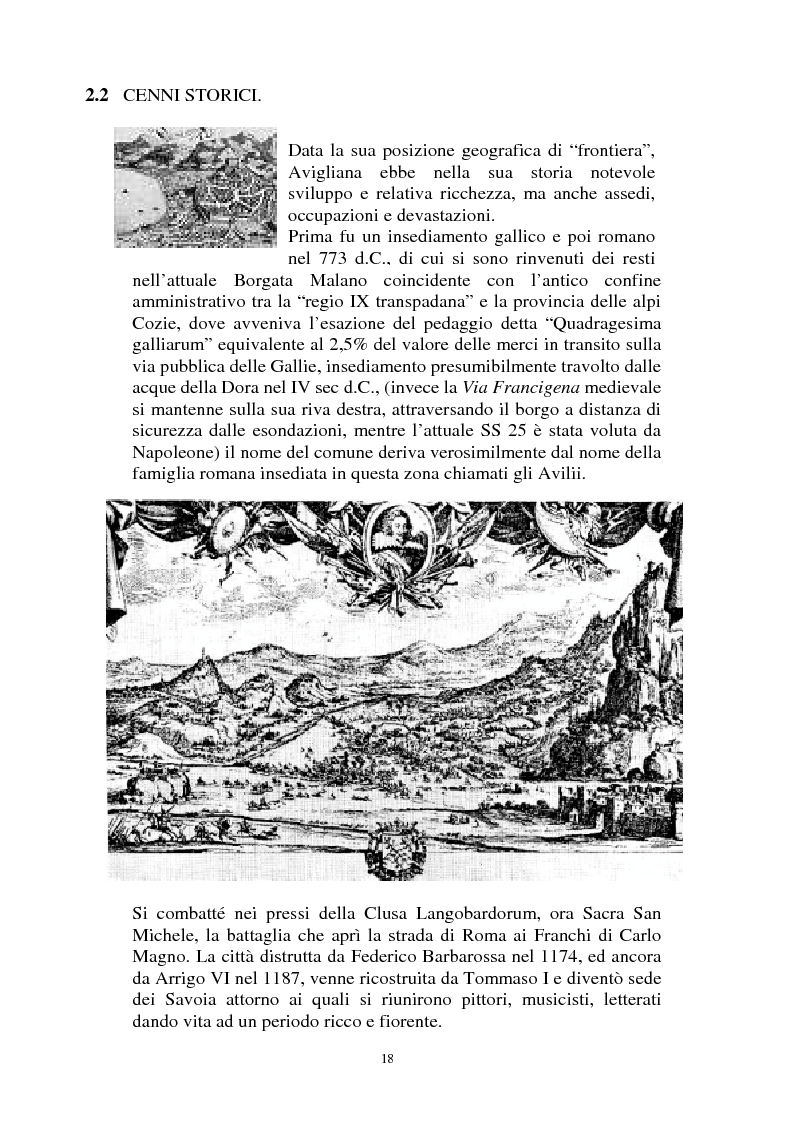 Anteprima della tesi: Il Piano Regolatore Generale di Avigliana (To). Esame della sua formazione, Pagina 5