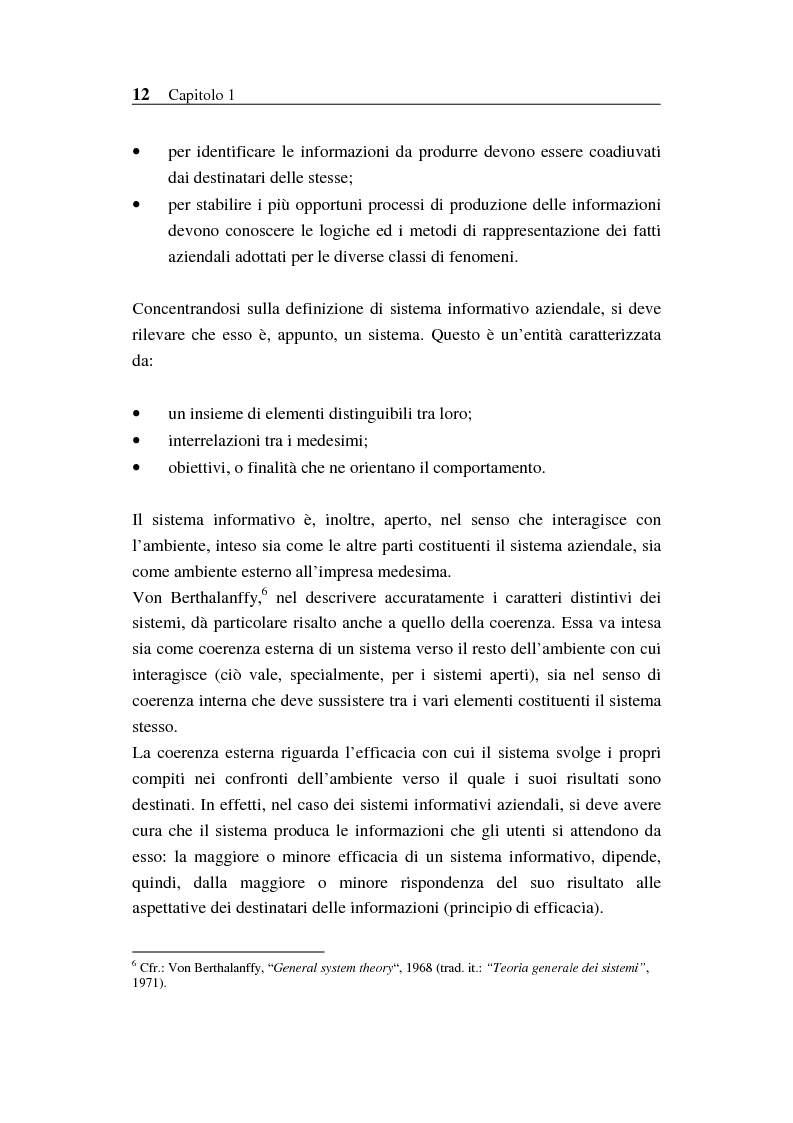 Anteprima della tesi: Il sistema informativo bancario: efficienza, efficacia e analisi delle prestazioni, Pagina 11