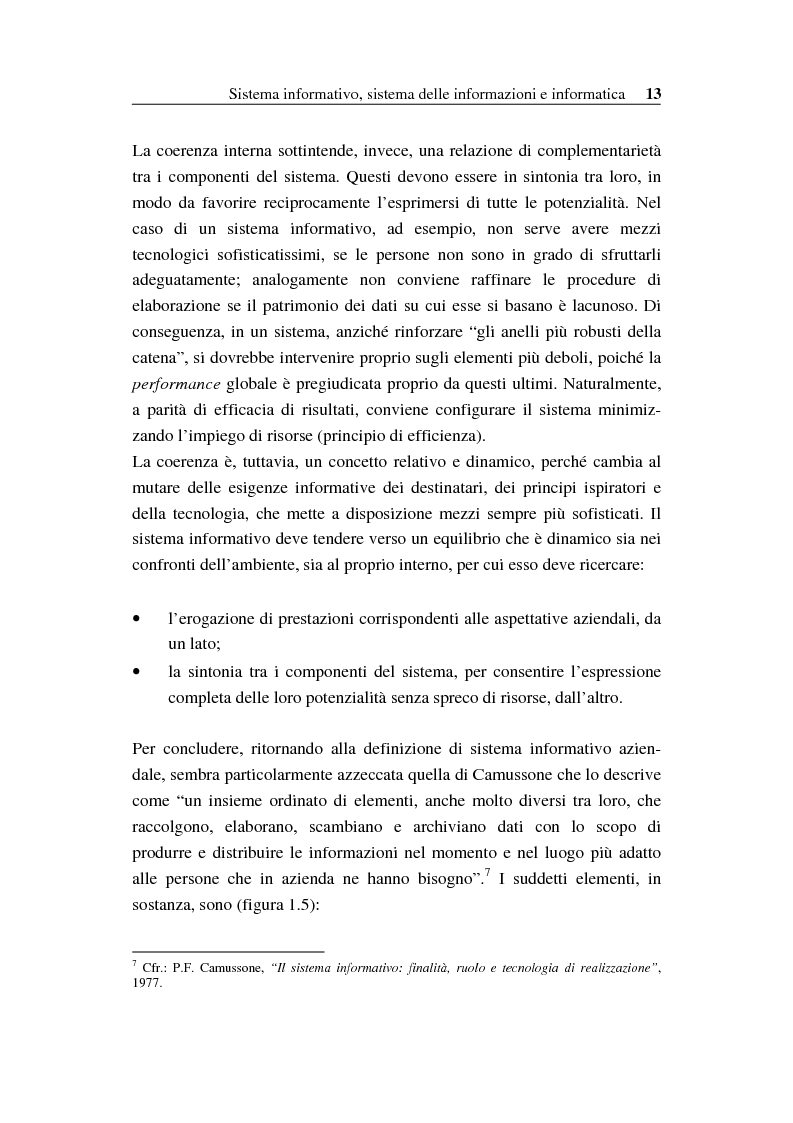 Anteprima della tesi: Il sistema informativo bancario: efficienza, efficacia e analisi delle prestazioni, Pagina 12
