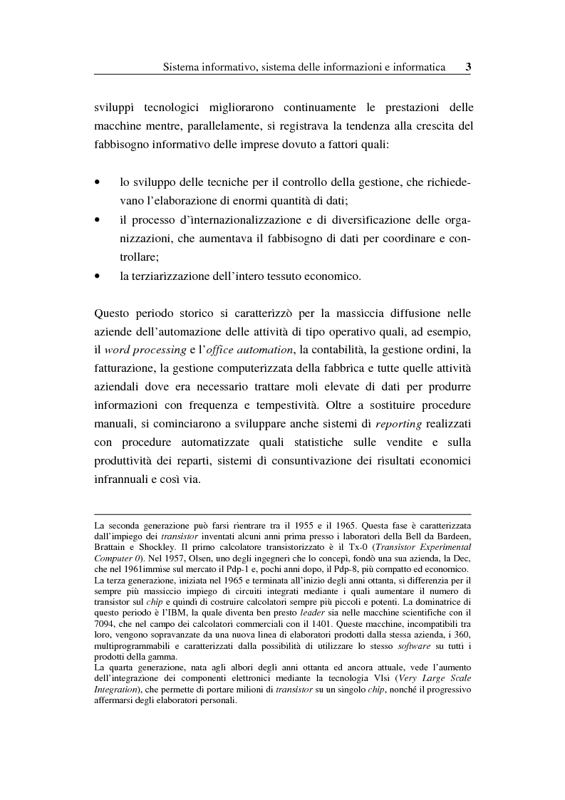 Anteprima della tesi: Il sistema informativo bancario: efficienza, efficacia e analisi delle prestazioni, Pagina 2