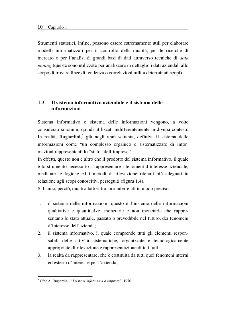 Anteprima della tesi: Il sistema informativo bancario: efficienza, efficacia e analisi delle prestazioni, Pagina 9