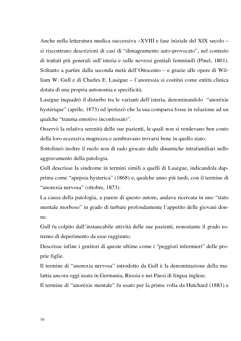 Anteprima della tesi: I disturbi dell'alimentazione in adolescenza, Pagina 11