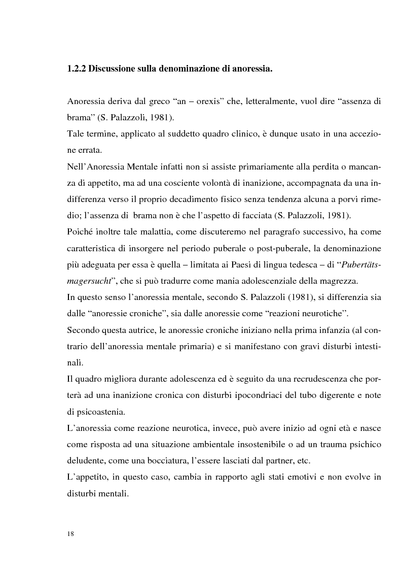 Anteprima della tesi: I disturbi dell'alimentazione in adolescenza, Pagina 13