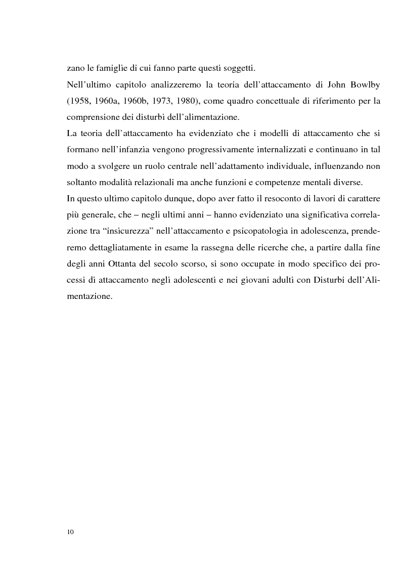 Anteprima della tesi: I disturbi dell'alimentazione in adolescenza, Pagina 5
