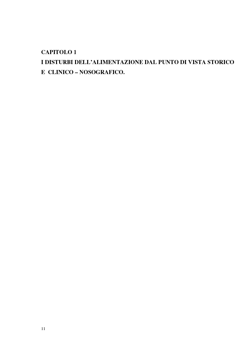 Anteprima della tesi: I disturbi dell'alimentazione in adolescenza, Pagina 6