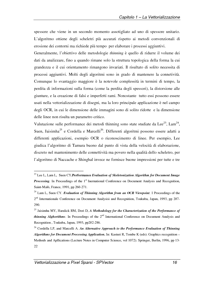 Anteprima della tesi: Applicazione per la vettorializzazione di immagini a pixel sparsi: SPVector, Pagina 13