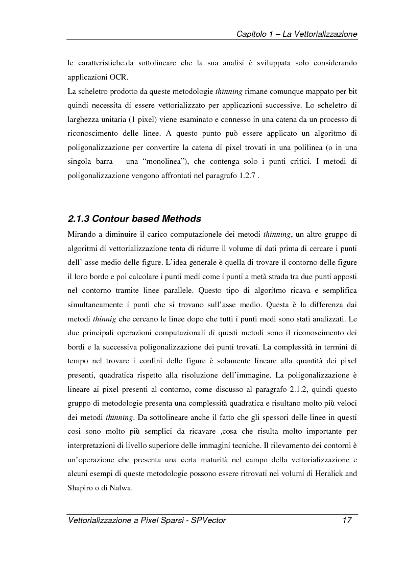 Anteprima della tesi: Applicazione per la vettorializzazione di immagini a pixel sparsi: SPVector, Pagina 14