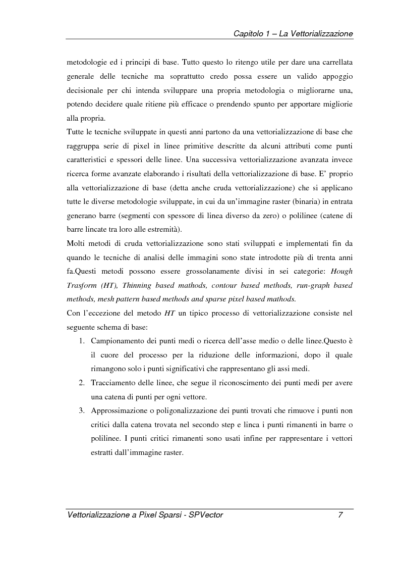 Anteprima della tesi: Applicazione per la vettorializzazione di immagini a pixel sparsi: SPVector, Pagina 4