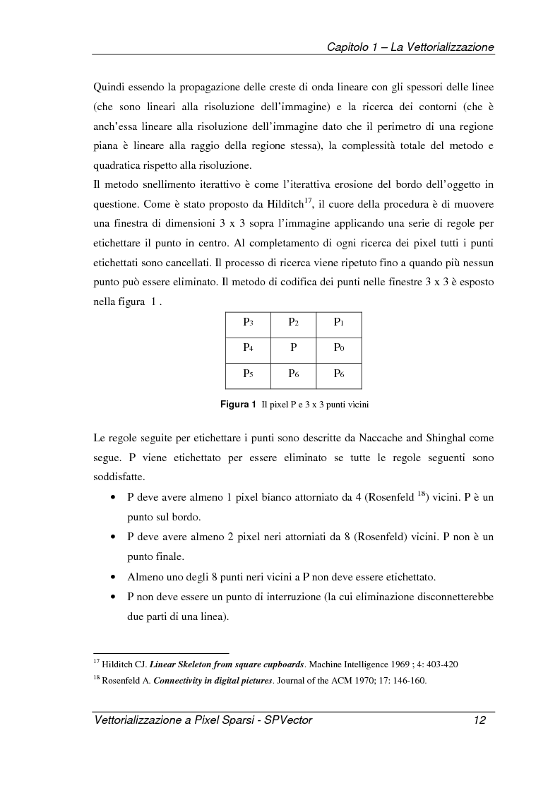 Anteprima della tesi: Applicazione per la vettorializzazione di immagini a pixel sparsi: SPVector, Pagina 9