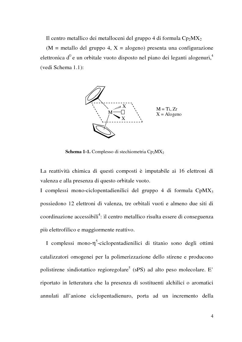 Anteprima della tesi: Copolimerizzazione stirene-butadiene catalizzata da complessi monociclopentadienilici di Ti(IV), Pagina 2