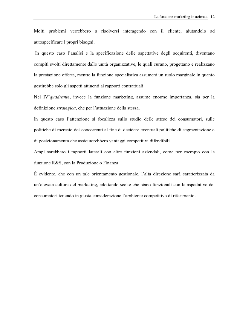 Anteprima della tesi: Evoluzione della funzione marketing tra new e old economy, con particolari riferimenti alle nuove tecnologie informatiche, Pagina 16
