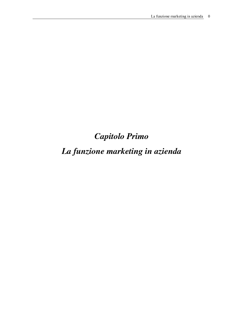 Anteprima della tesi: Evoluzione della funzione marketing tra new e old economy, con particolari riferimenti alle nuove tecnologie informatiche, Pagina 4