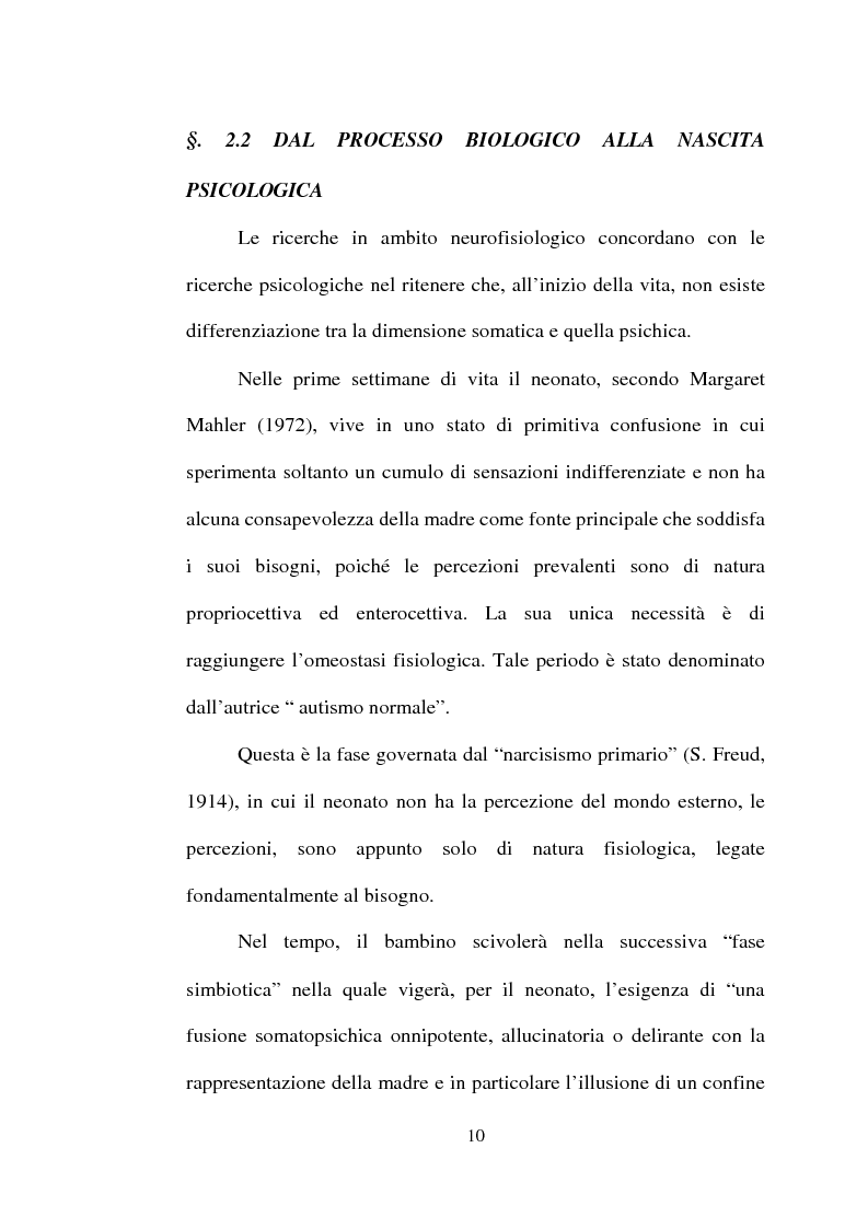 Anteprima della tesi: La dinamica mente-corpo in gravidanza. Un'indagine empirica su un gruppo di gestanti attraverso il test di Rorschach, Pagina 10