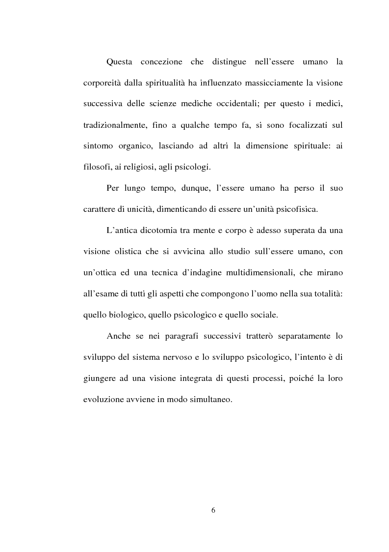 Anteprima della tesi: La dinamica mente-corpo in gravidanza. Un'indagine empirica su un gruppo di gestanti attraverso il test di Rorschach, Pagina 6