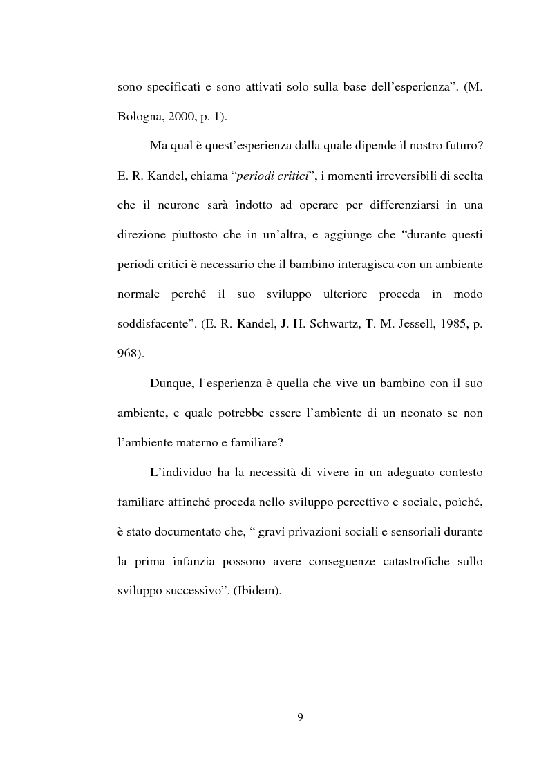 Anteprima della tesi: La dinamica mente-corpo in gravidanza. Un'indagine empirica su un gruppo di gestanti attraverso il test di Rorschach, Pagina 9
