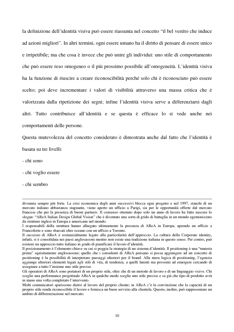 Anteprima della tesi: La gestione strategica della corporate identity, Pagina 5