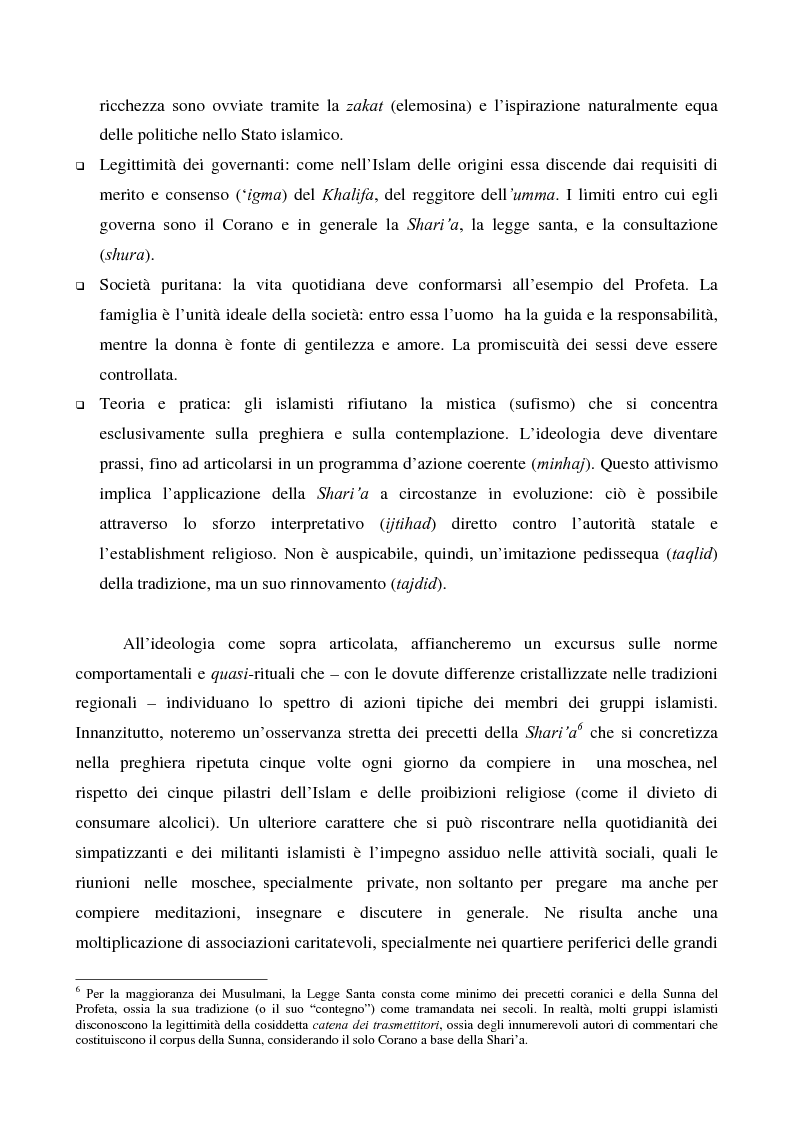 Anteprima della tesi: I movimenti islamisti egiziani e la presidenza Mubarak, Pagina 10