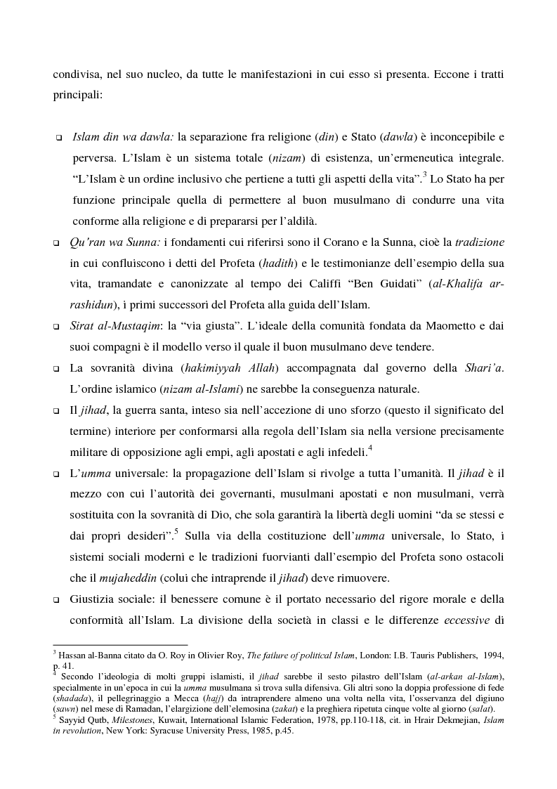 Anteprima della tesi: I movimenti islamisti egiziani e la presidenza Mubarak, Pagina 9