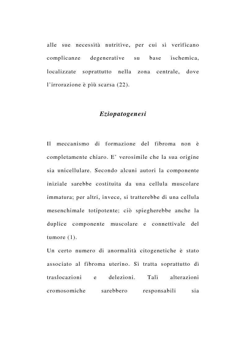 Anteprima della tesi: Risultati morfologici, funzionali e soggettivi degli interventi conservativi dell'utero, Pagina 3