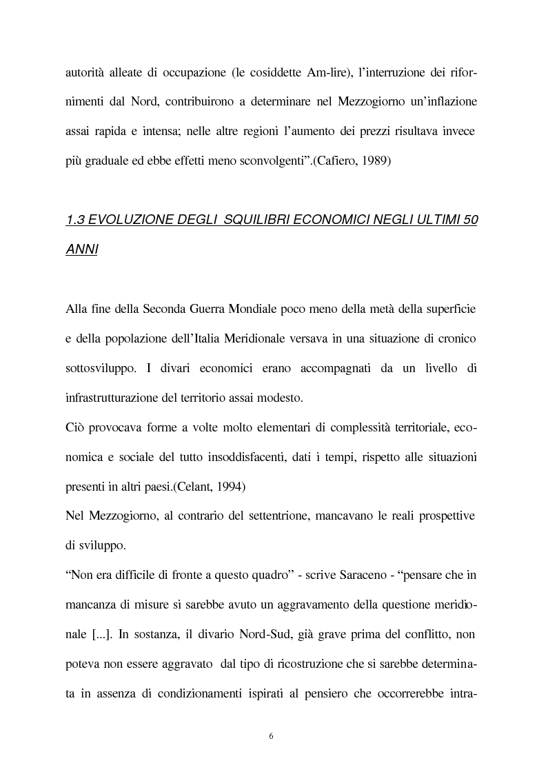 Anteprima della tesi: Vecchie e nuove strategie per lo sviluppo industriale: l'ASI di Bari e il Patto Territoriale, Pagina 7