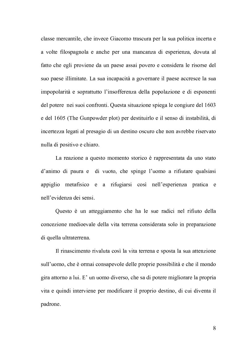 Anteprima della tesi: The Devil's Law-Case: la tragicommedia nel teatro di John Webster, Pagina 7