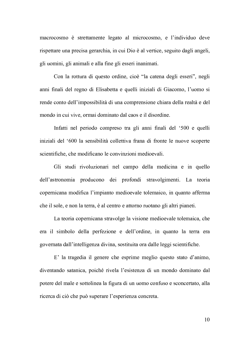 Anteprima della tesi: The Devil's Law-Case: la tragicommedia nel teatro di John Webster, Pagina 9