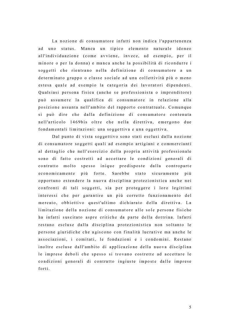 Anteprima della tesi: I contratti dei consumatori, Pagina 2