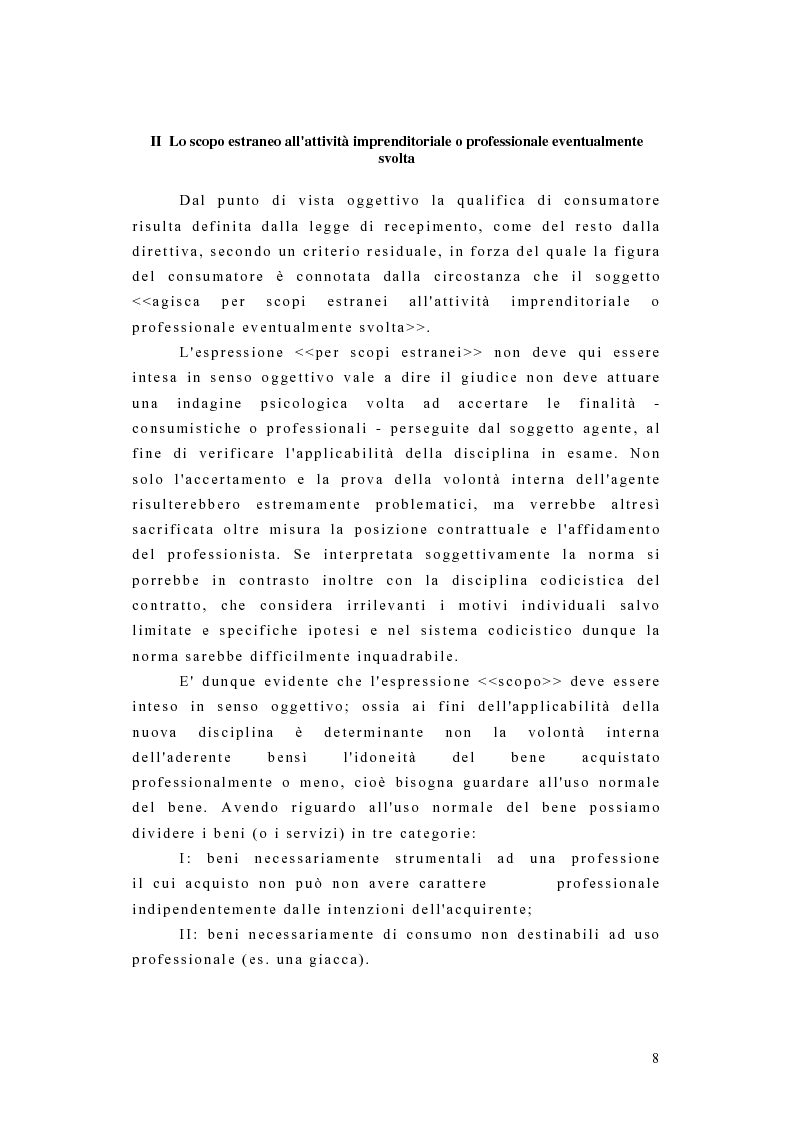 Anteprima della tesi: I contratti dei consumatori, Pagina 5