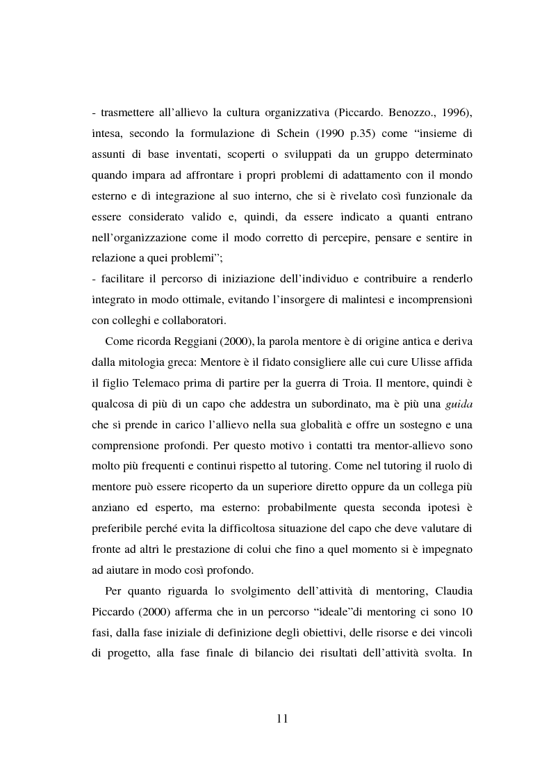 Anteprima della tesi: Counseling e coaching per la formazione dei manager: l'esperienza di Bayer, Pagina 9