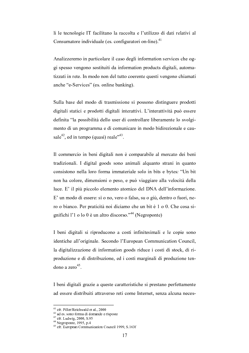 Anteprima della tesi: The One-Customer-Segment: la personalizzazione come fattore critico di successo dei servizi su Internet, Pagina 9
