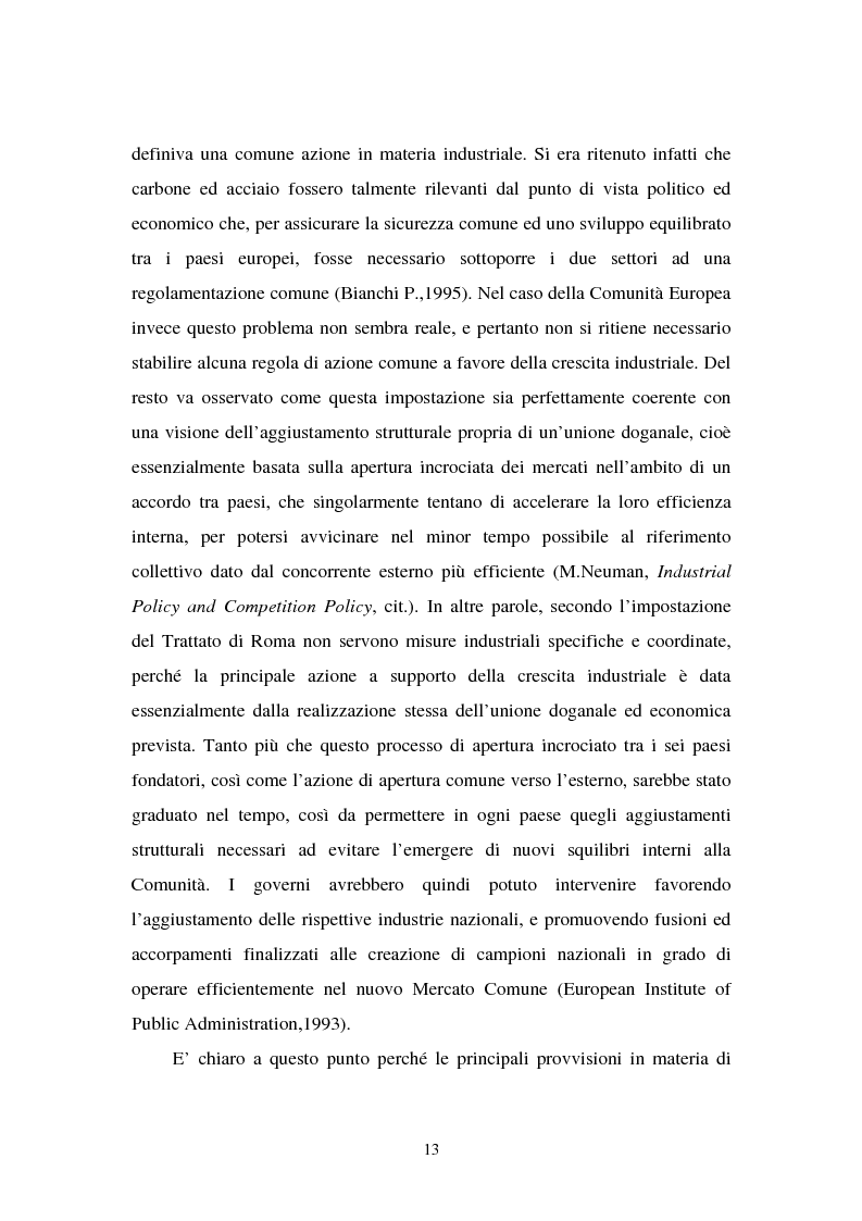 Anteprima della tesi: Le politiche industriali della Comunità Europea - Il settore tessile, Pagina 9