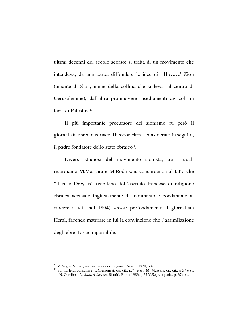 Anteprima della tesi: La questione dei rifugiati palestinesi e l'intervento dell'Onu, Pagina 10