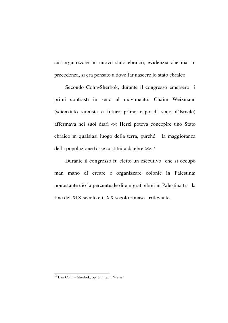 Anteprima della tesi: La questione dei rifugiati palestinesi e l'intervento dell'Onu, Pagina 14