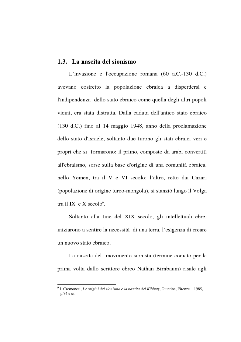 Anteprima della tesi: La questione dei rifugiati palestinesi e l'intervento dell'Onu, Pagina 9