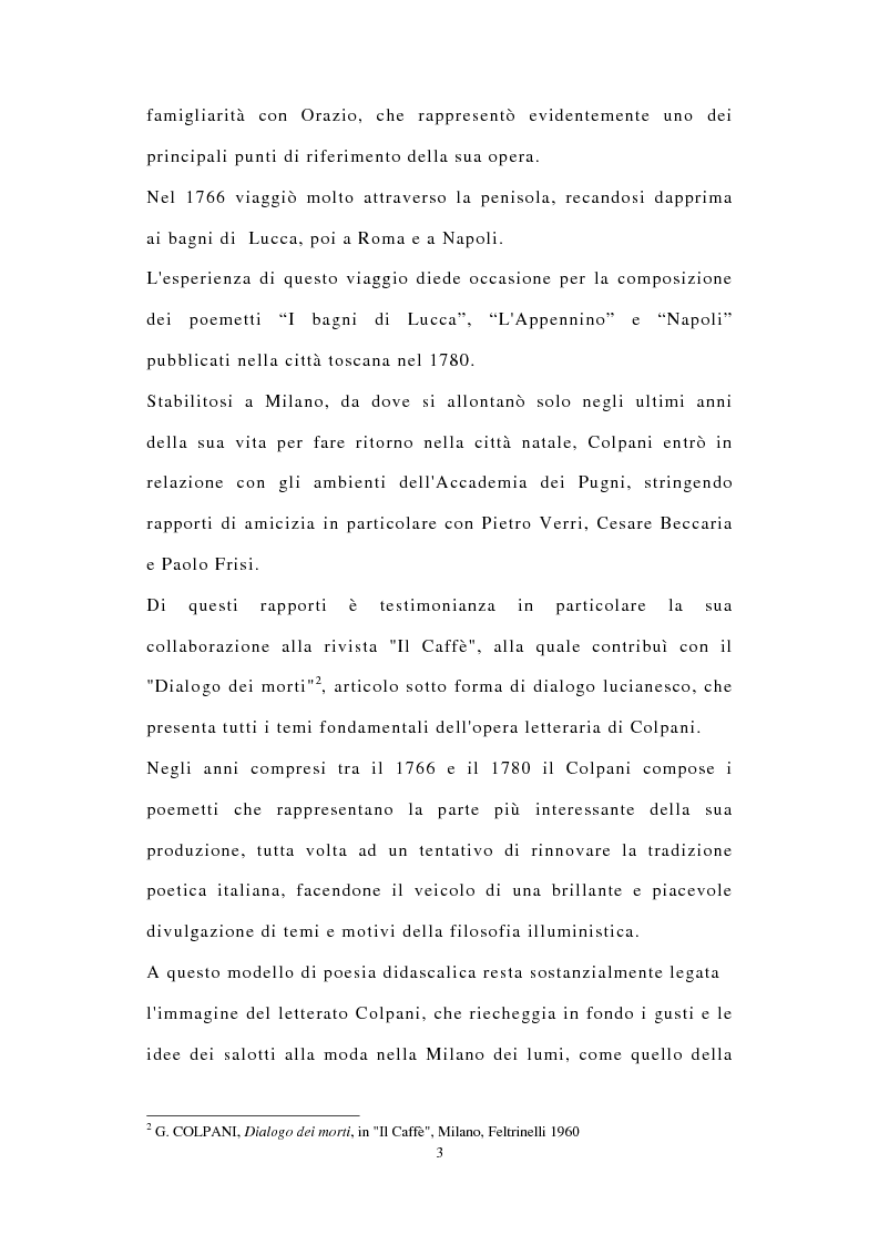 Anteprima della tesi: ''Miscuit utile dulci''. La poesia filosofica di Giuseppe Colpani (1738-1822), Pagina 2