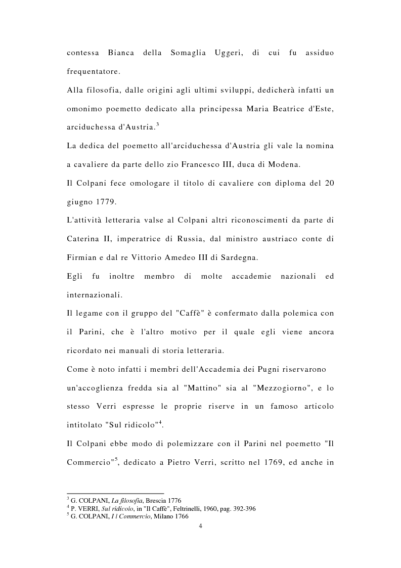 Anteprima della tesi: ''Miscuit utile dulci''. La poesia filosofica di Giuseppe Colpani (1738-1822), Pagina 3