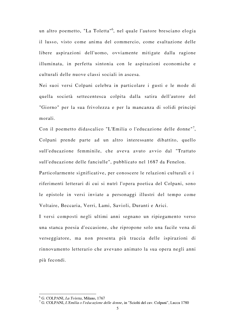 Anteprima della tesi: ''Miscuit utile dulci''. La poesia filosofica di Giuseppe Colpani (1738-1822), Pagina 4