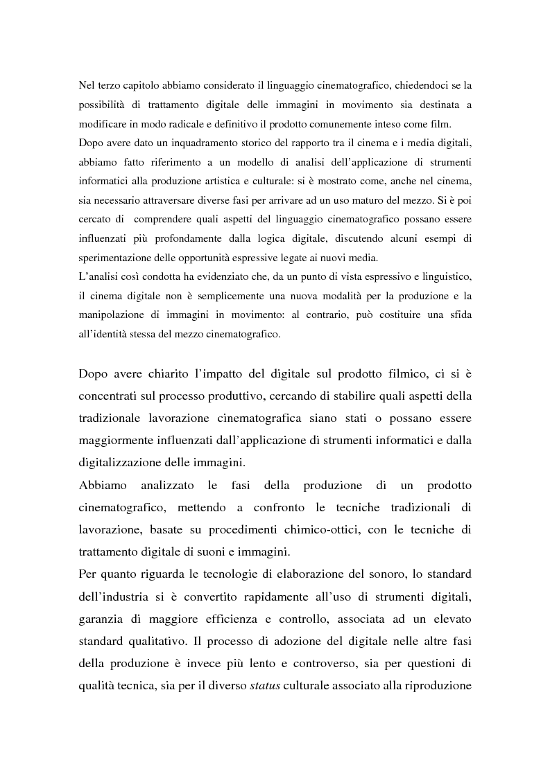Anteprima della tesi: Hollywood 2.0: la produzione cinematografica nell'era digitale, Pagina 5