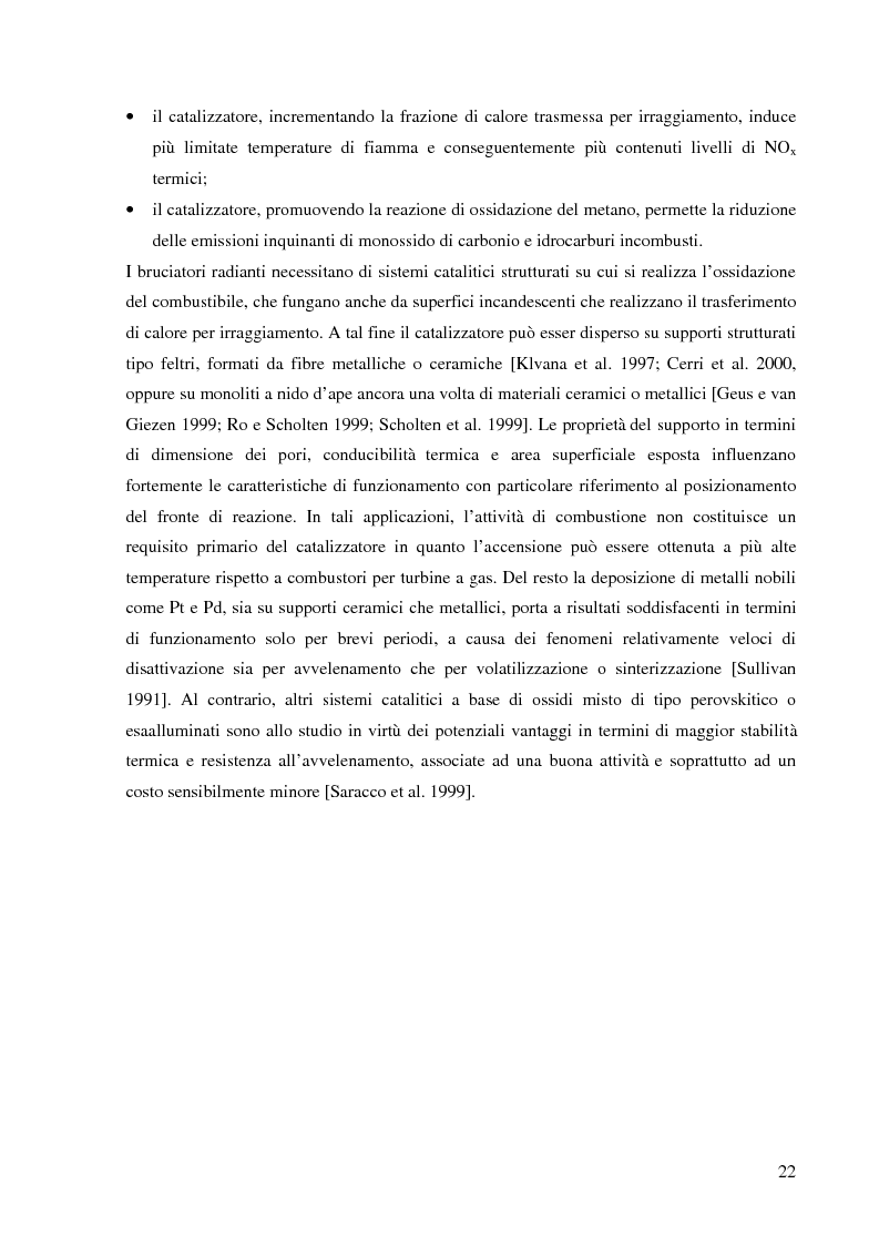 Anteprima della tesi: Combustione catalitica su sistemi perovskitici strutturati, Pagina 5
