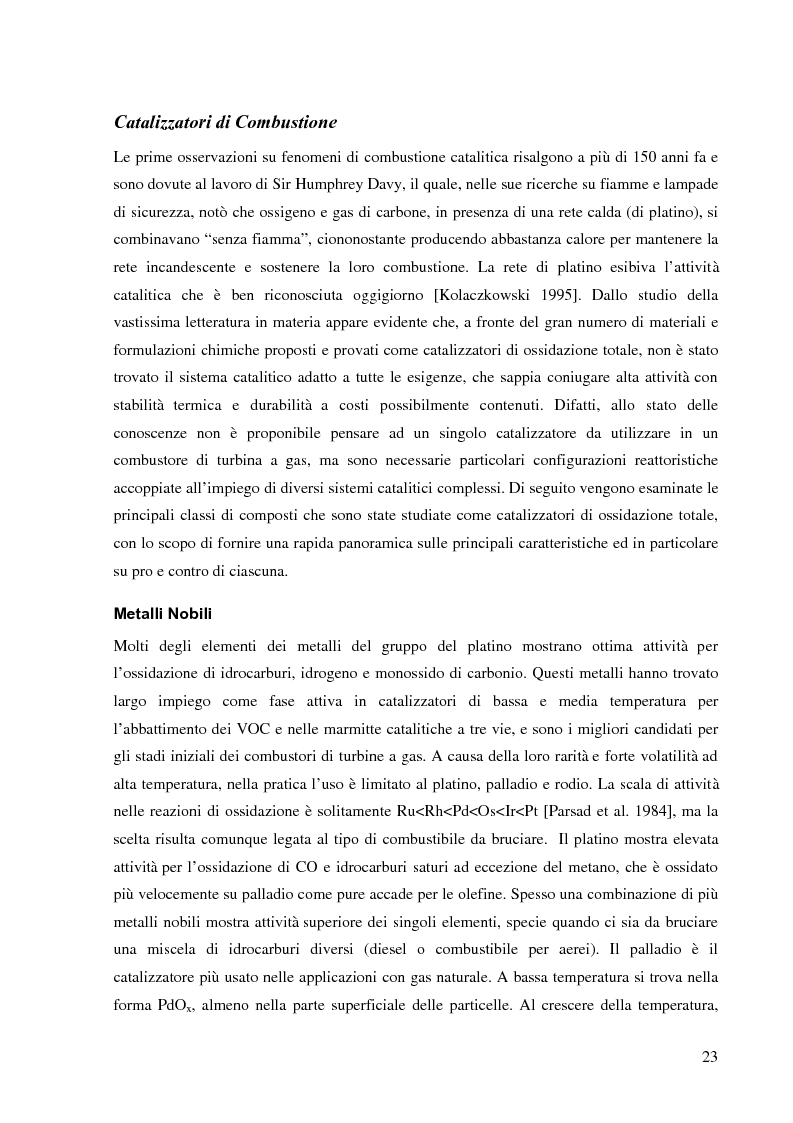 Anteprima della tesi: Combustione catalitica su sistemi perovskitici strutturati, Pagina 6