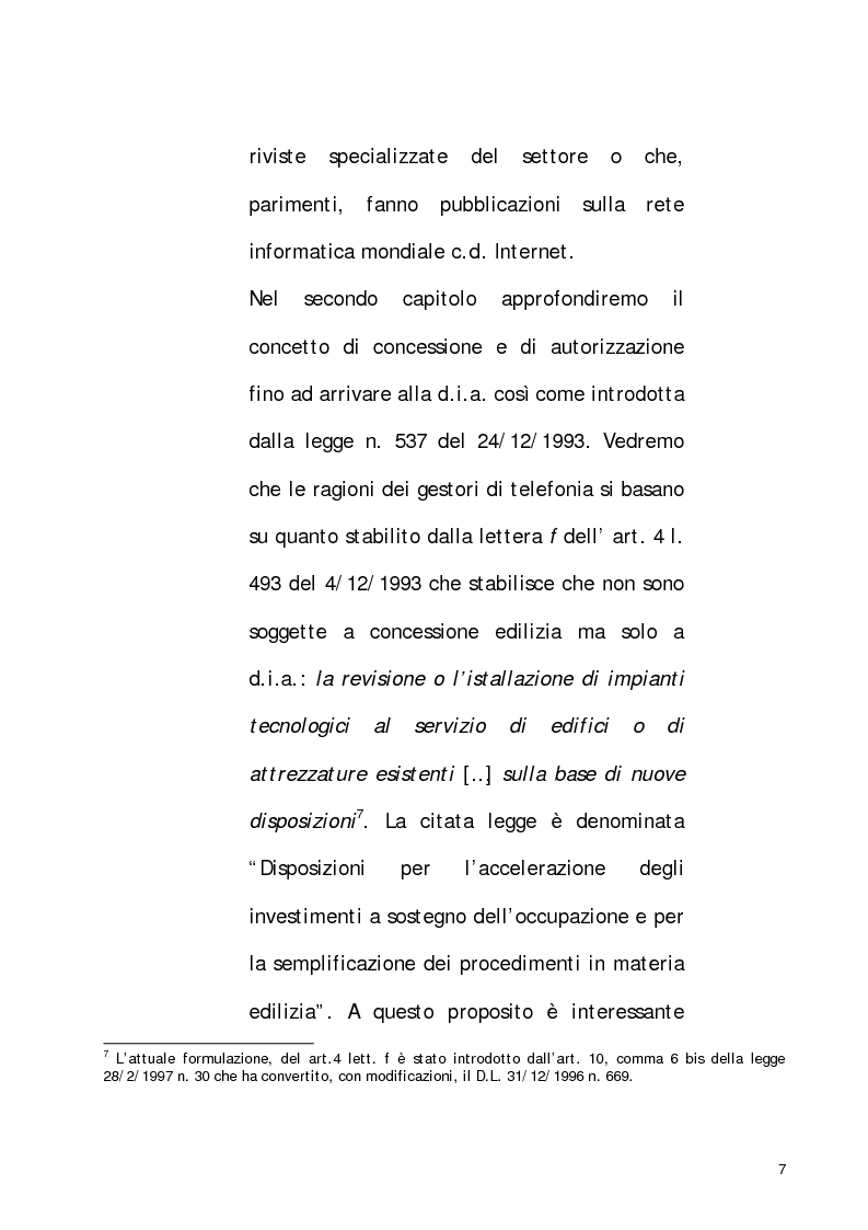 Anteprima della tesi: Inquinamento elettromagnetico e potestà edilizia, Pagina 7