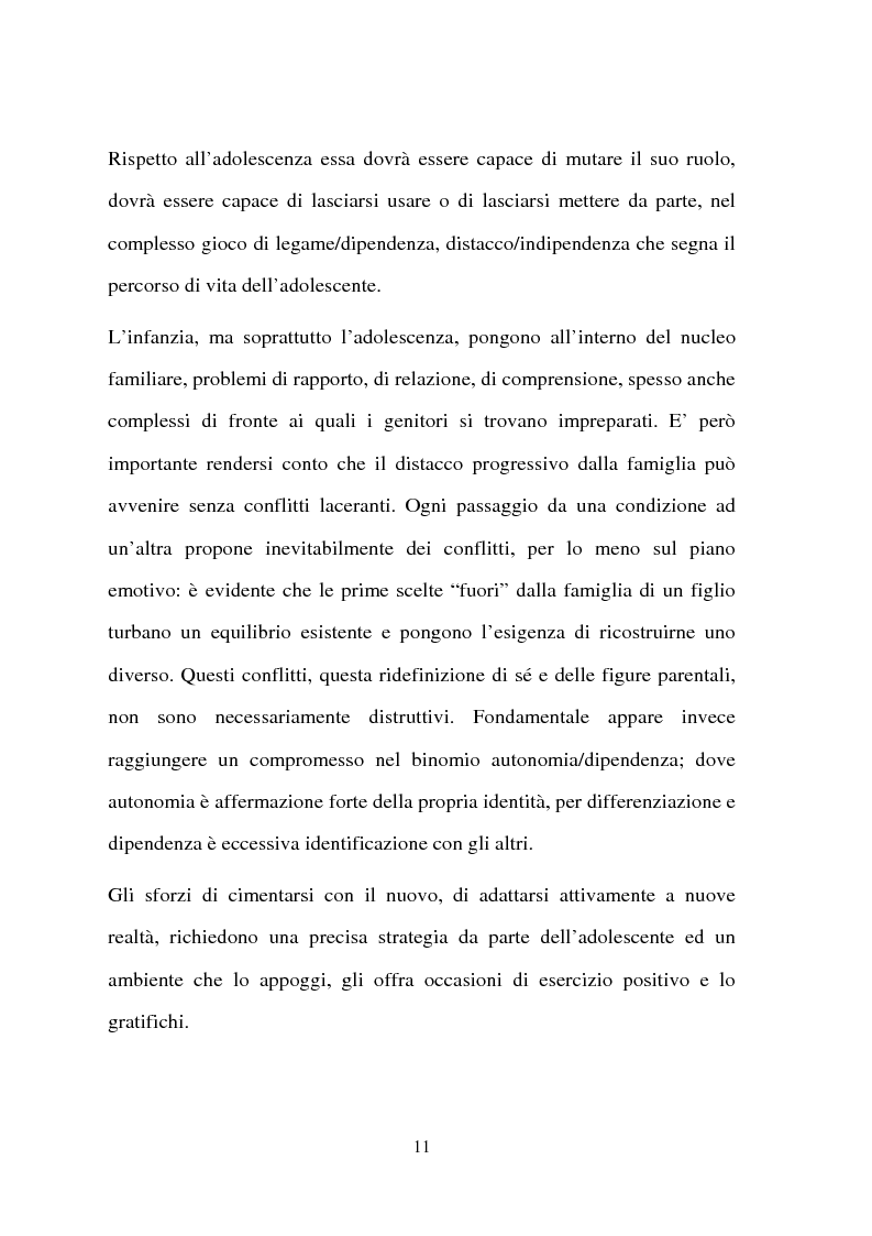 Anteprima della tesi: La condizione giovanile ed il suo rapporto con la società adulta, con particolare riferimento all'aggregazione in gruppo, Pagina 10