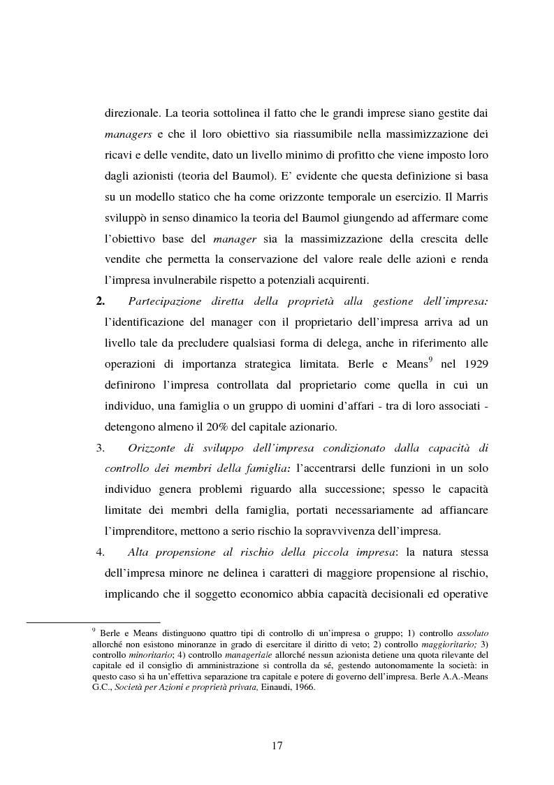 Anteprima della tesi: Piccole imprese e competitività: il ruolo dei parchi scientifici e tecnologici, Pagina 13