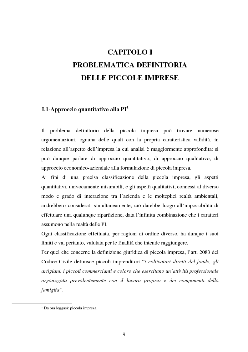 Anteprima della tesi: Piccole imprese e competitività: il ruolo dei parchi scientifici e tecnologici, Pagina 5