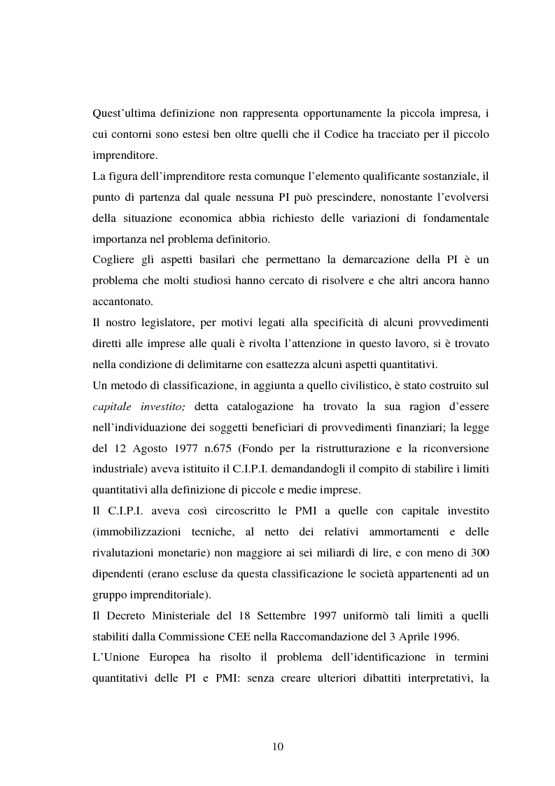 Anteprima della tesi: Piccole imprese e competitività: il ruolo dei parchi scientifici e tecnologici, Pagina 6