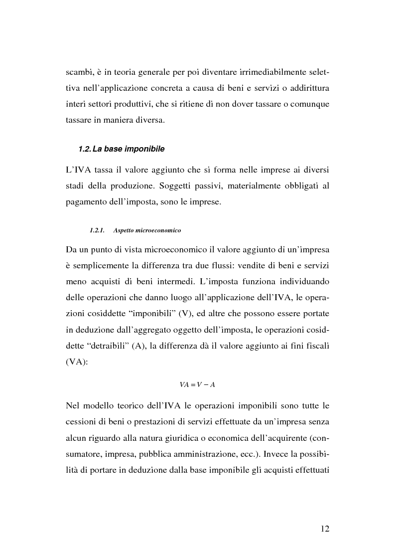 Anteprima della tesi: I problemi del regime definitivo Iva nell'Unione Europea, Pagina 6