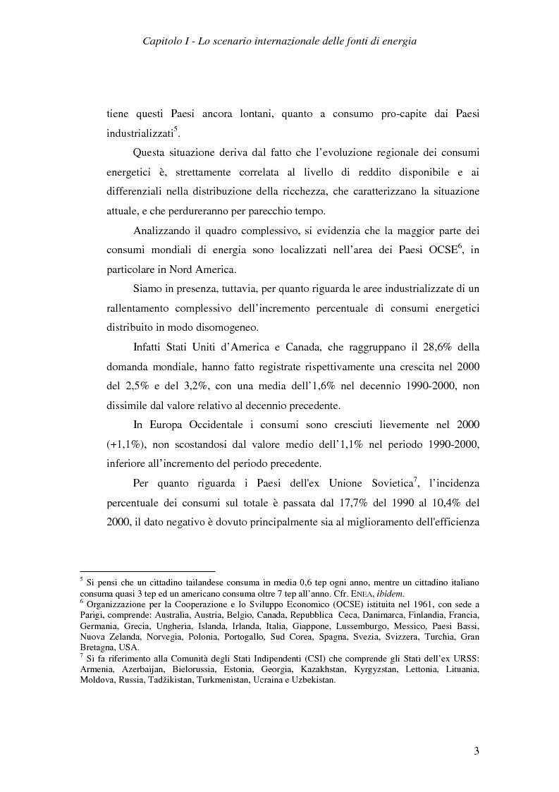 Anteprima della tesi: Ruolo del gas naturale e fonti di approvvigionamento per l'Italia, Pagina 9